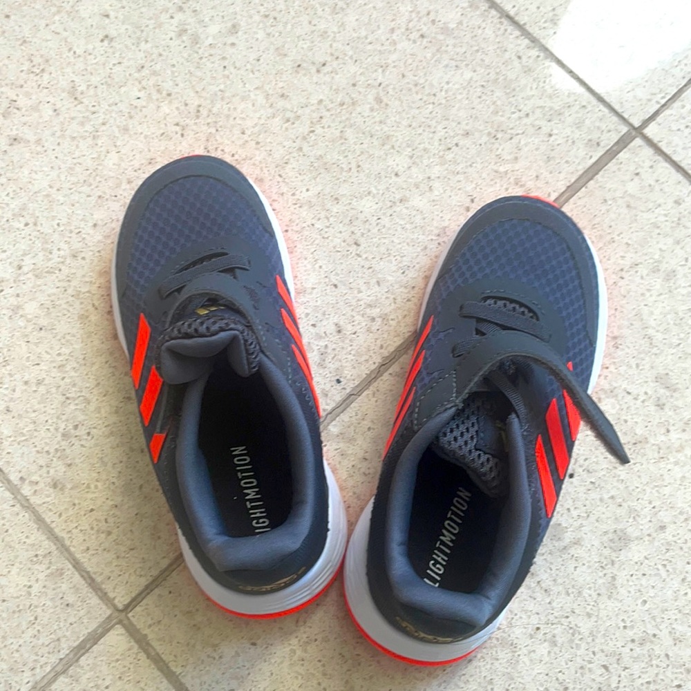 Brand new never worn toddler sneakers.  My son Just grew past the shoe size.
